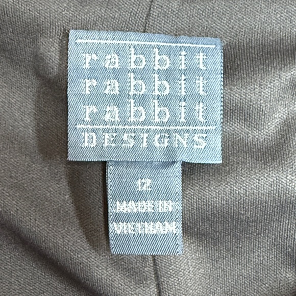 Rabbit Rabbit Rabbit Long Sleeve Geometric Print Swing Dress - Picture 9 of 11